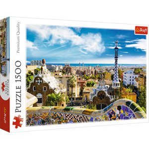 TREFL Puzzle 1500 ks Park Guell, Barcelona