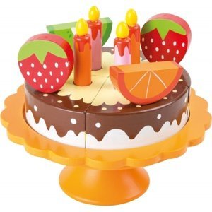 Legler Dřevěný narozeninový ovocný dort