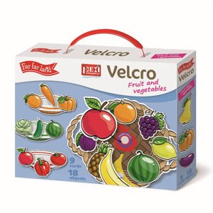 PEXI Velcro skládačky Ovoce a Zelenina Fruits and Vegetables