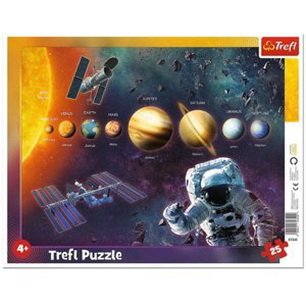 Trefl | Rámové puzzle 25ks | Sluneční Soustava