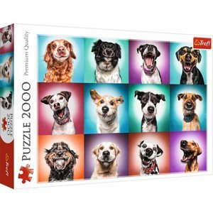 Trefl: Puzzle 2000 dílků - Vtipné psí portréty II