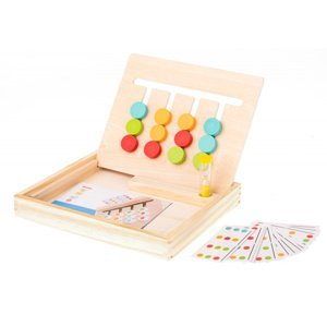 KIK KX7203 Vzdělávací dřevěná logická hra barvy