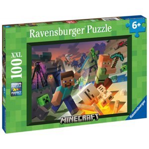 Ravensburger Minecraft Monstra z Minecraftu 100 dílků