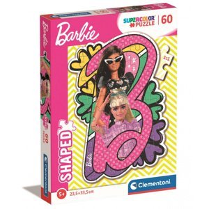 Clementoni: Puzzle 60 ks - Tvar Barbie