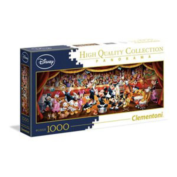 Clementoni Puzzle 1000 ks Panorama Disney Orchestr