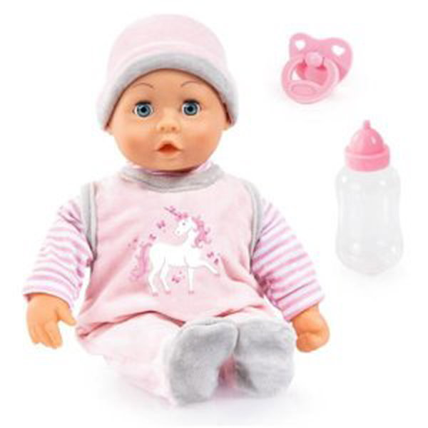 Bayer Design First Words Baby panenka světle růžová 38 cm