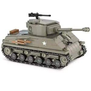 Americký tank Sherman M4A3E8 COBI 2711 - World War II 320 kostek
