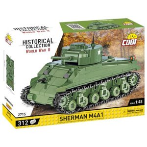 Americký tank Sherman M4A1 COBI 2715 - World War II 312 kostek