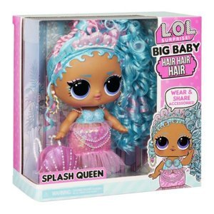 Panenka LOL Surprise Big Baby Hair Hair Hair Doll - Splash Queen