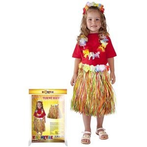 Sukně Hawaii dětská, barevná, 45 cm
