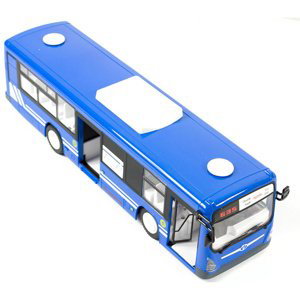 RC autobus na dálkové ovládání s dveřmi modrý