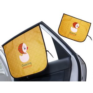 Magnetická záclona na okno auta kachna