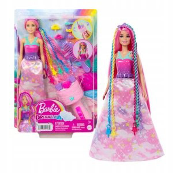 Barbie Princezna s kadeřnickými doplňky