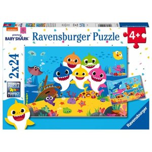 RAVENSBURGER Baby Shark 2 x 24 dílků