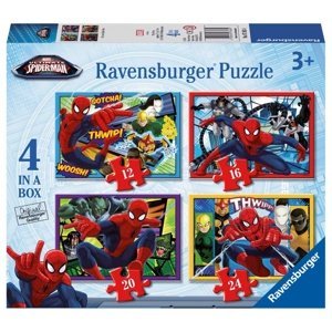 Ravensburger 4v1 Spiderman 12,16,20,24 dílků