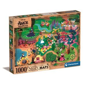 Clementoni Puzzle 1000 dílků Alenka v říši divů. Disney
