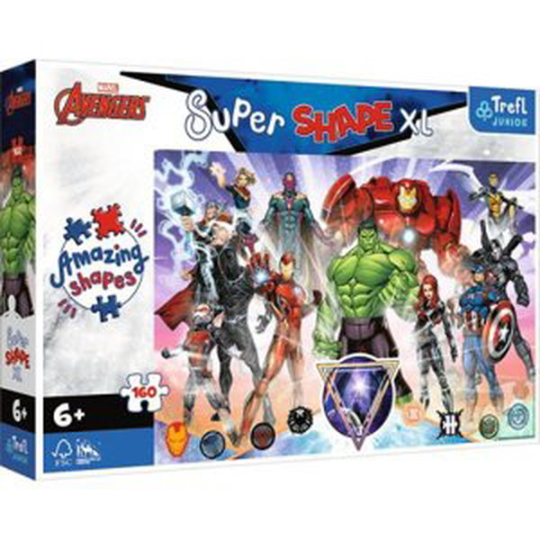 TREFL Super Shape XL Avengers 160 dílků