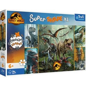 TREFL Super Shape XL Jurský svět: Neobvyklí dinosauři 160 dílků