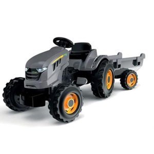 Dětský šlapací traktor Stronger XXL s vlečkou