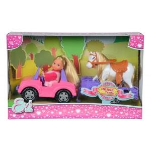 Simba Steffi Love panenka Evička jeep + koník