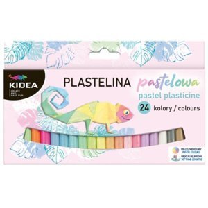 KIDEA Plastelína / modelína 24 barev 200g