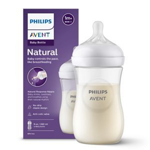 Avent Philips Láhev Natural Response bílá 260 ml