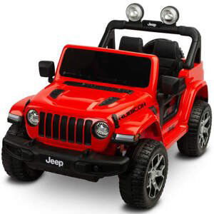 Toyz Terénní elektrické auto JEEP RUBICON RED červená