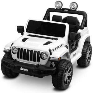 Toyz Terénní elektrické auto JEEP RUBICON WHITE bílá