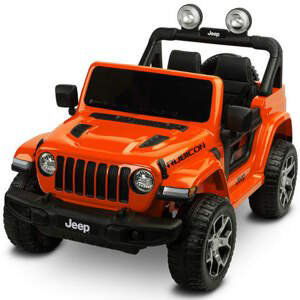 Toyz Terénní elektrické auto JEEP RUBICON ORANGE oranžová