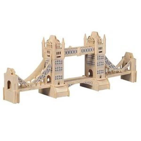 Dřevěné skládačky 3D puzzle slavné budovy Tower Bridge P055