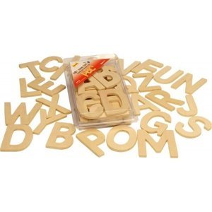 Bigjigs Toys Dřevěná tiskací abeceda velká písmena