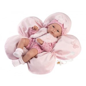 Llorens NEW BORN HOLČIČKA - realistická panenka miminko s celovinylovým tělem - 35 cm