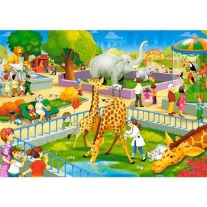CASTORLAND Puzzle 60 ks Návštěva zoo