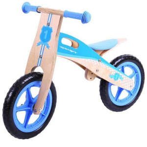 Bigjigs Toys dřevěné odrážedlo Modré kolo