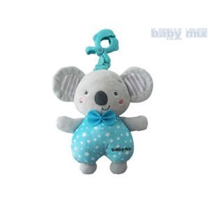Baby Mix edukační hrající plyšová hračka s klipem koala