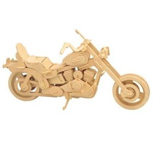 Dřevěné 3D puzzle skládačka Motorka Harley-Davidson I P019