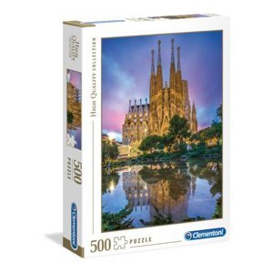 Clementoni Puzzle 500 dílků Barcelona Sagrada Familia