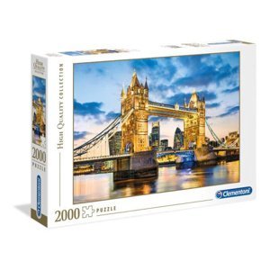 Clementoni Puzzle 2000 Tower Bridge za soumraku