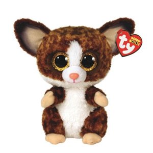 TY BEANIE BOOS BINKY - hnědý malý lemur 15cm