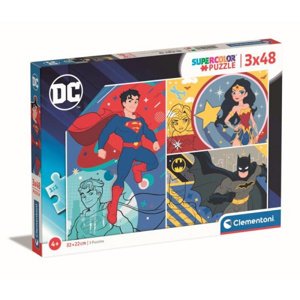 Clementoni Puzzle 3x48 DC Comics