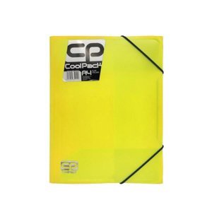 Žlutá elastická složka A4 Neon CoolPack