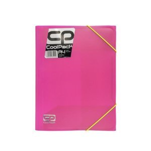 Elastická složka A4, růžová Neon CoolPack