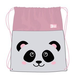 Taška na cvičky - přezůvky STRIGHT SO-01 Grey Panda