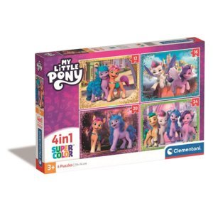 Clementoni Puzzle 4v1 My Little Pony 21519
