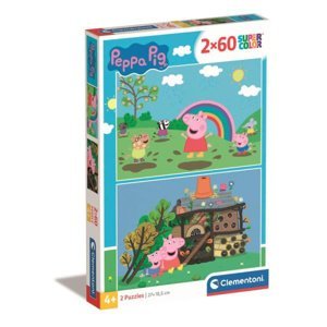 Clementoni Puzzle 2x60 dílků Peppa Pig 21622