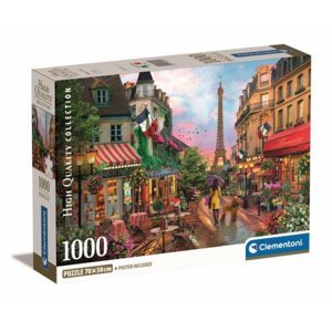Clementoni Puzzle 1000 dílků Květiny v Paříži. Paříž v květech