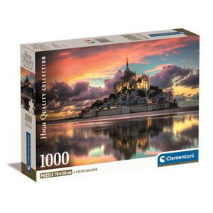 Clementoni Puzzle 1000 dílků Le Magnifique Mont Saint-Michel 39769