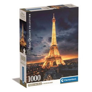Clementoni Puzzle 1000 dílků Eiffelova věž v noci 39703