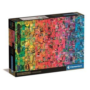 CLEMENTONI ColorBoom: Koláž 1000 dílků