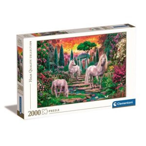 Clementoni Puzzle 2000 dílků Unicorn Garden